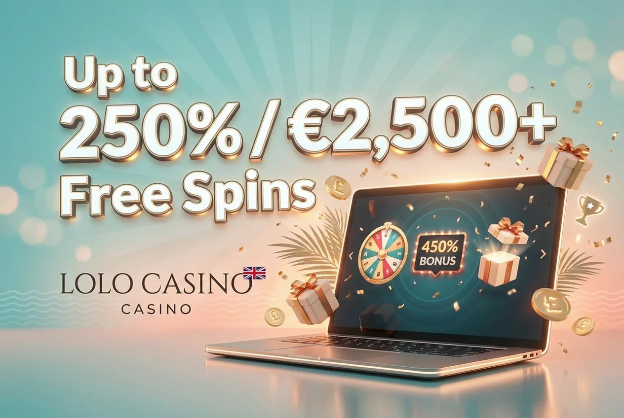 Up to 250% / €2,500+ Free Spins